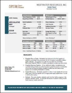 Update Report Westwater Resources Wwr Crystal Equity Research